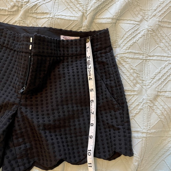 Club Monaco Black Scalloped Hem Shorts - Picture 5 of 5
